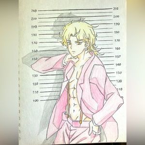 NEW DIO BRANDO JOJO’S BIZARRE ADVENTURE BARBIE ANIME ART PRINT